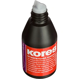 Краска штемпельная Kores фиолетовая на водно-масляной основе 28 мл