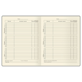 Дневник 1-11 кл. 48л. ЛАЙТ BG "Орел. Красный", иск. кожа soft-touch, блинтовое тиснение, ляссе