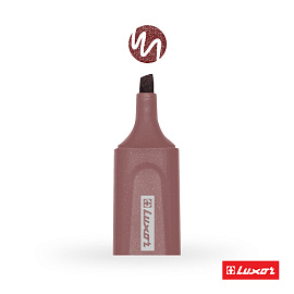 Текстовыделитель Luxor "Textliter Metallic" бронзовый, 1-5мм. фото Текстовыделитель Luxor "Textliter Metallic" бронзовый, 1-5мм.