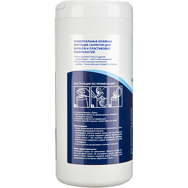 Салфетки влажные для экранов LUSCAN (Attache Selection) с антистатическим эффектом антибактериальные (100 штук в тубе) фото Салфетки влажные для экранов LUSCAN (Attache Selection) с антистатическим эффектом антибактериальные (100 штук в тубе)