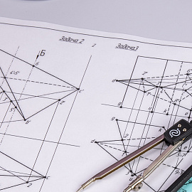 Готовальня Глобус Junior (корпус серебристый, НЧ9-30-60)