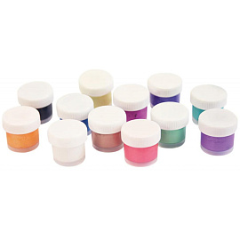 Краски акриловые Луч набор 12 цветов по 20 мл перламутровые