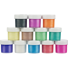 Краски акриловые Луч набор 12 цветов по 20 мл перламутровые