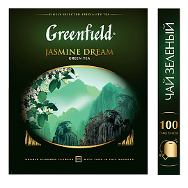 Чай зеленый Greenfield Jasmine Dream 100 пакетиков