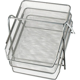 Лоток горизонтальный для бумаг Attache металлический серебристый 3 отделения