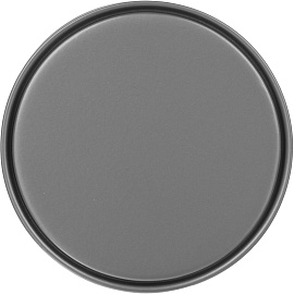 Подставка-стакан для канцелярских принадлежностей серебристая 10.8x10.8x14 см