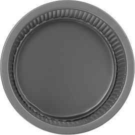 Подставка-стакан для канцелярских принадлежностей серебристая 10.8x10.8x14 см