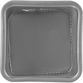 Подставка-стакан для канцелярских принадлежностей Attache серебристая 8x8x10 см