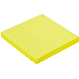 Стикеры Attache Selection 76x76 мм неоновые желтые (1 блок на 100 листов)