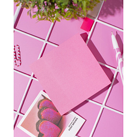 Стикеры Attache Selection 76x76 мм неоновые розовые (1 блок на 100 листов)