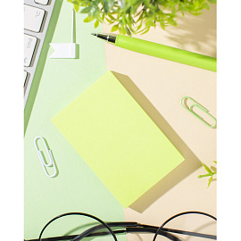 Стикеры Attache Selection 76x51 мм неоновые зеленые (1 блок на 100 листов)