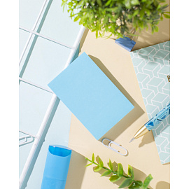 Стикеры Attache Selection 76x51 мм неоновые голубые (1 блок на 100 листов)