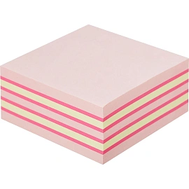 Стикеры Attache Selection 76х76 мм пастельные и неоновые 3 цвета (1 блок на 400 листов)