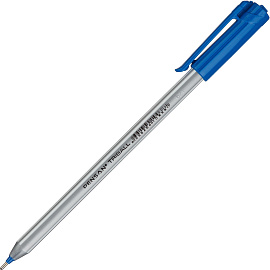 Ручка шариковая неавтоматическая Pensan Triball синяя (толщина линии 0.7 мм)