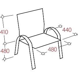 Стул офисный Chairman CH659 черный (экокожа, дерево орех)