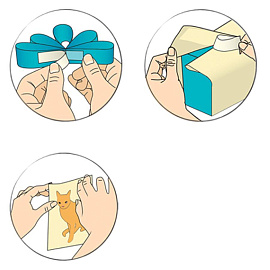 Клейкая лента канцелярская Attache Selection прозрачная двусторонняя переклеиваемая 12 мм x 12 м