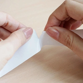 Клейкая лента канцелярская Attache Selection прозрачная двусторонняя переклеиваемая 12 мм x 12 м