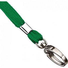 Держатель для бейджа ProMega office на карабине зеленый