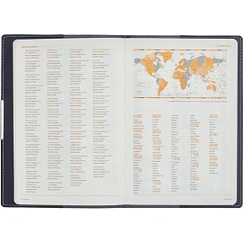 Ежедневник недатированный Bruno Visconti Metropol искусственная кожа А5 136 листов черный