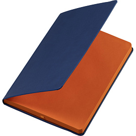 Ежедневник недатированный Bruno Visconti Leggenda искусственная кожа B5 136 листов синий (оранжевый обрез), 3-514/02