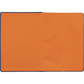 Ежедневник недатированный Bruno Visconti Leggenda искусственная кожа B5 136 листов синий (оранжевый обрез), 3-514/02