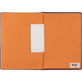 Ежедневник недатированный Bruno Visconti Leggenda искусственная кожа B5 136 листов синий (оранжевый обрез), 3-514/02