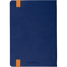Ежедневник недатированный Bruno Visconti Leggenda искусственная кожа B5 136 листов синий (оранжевый обрез), 3-514/02