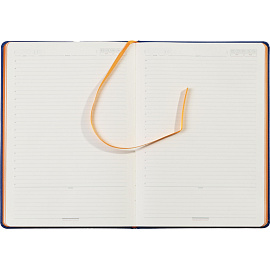 Ежедневник недатированный Bruno Visconti Leggenda искусственная кожа B5 136 листов синий (оранжевый обрез), 3-514/02