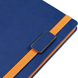 Ежедневник недатированный Bruno Visconti Leggenda искусственная кожа B5 136 листов синий (оранжевый обрез), 3-514/02