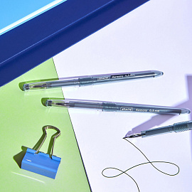 Ручка гелевая неавтоматическая Attache Harmony черная (толщина линии 0.5 мм)