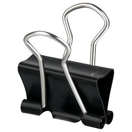 Зажимы для бумаг 15мм, OfficeSpace, 12шт., черные, картонная коробка фото Зажимы для бумаг 15мм, OfficeSpace, 12шт., черные, картонная коробка