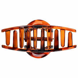 Краб для волос 8 см, глянцевый, черепаховый, MONTE VITA (МОНТЕ ВИТА), 457008