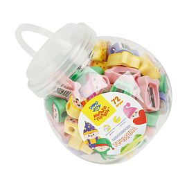 Точилка пластиковая Мульти-Пульти "Гномики" 1 отверстие, ассорти фото Точилка пластиковая Мульти-Пульти "Гномики" 1 отверстие, ассорти