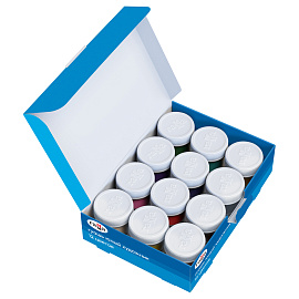 Гуашь Гамма Юный художник 12 цветов по 17.5 мл фото Гуашь Гамма Юный художник 12 цветов по 17.5 мл