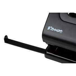 Дырокол Комус Prima 6365 до 40 листов черный с линейкой фото Дырокол Комус Prima 6365 до 40 листов черный с линейкой