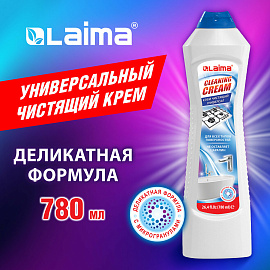 Чистящее средство универсальное крем 780 мл, LAIMA PROFESSIONAL "White fresh", 608661