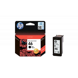 Картридж струйный HP 46 CZ637AE черный оригинальный