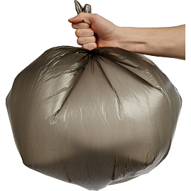 Мешки для мусора Концепция быта 60 л чёрные (ПНД 8 мкм, 50 штук)