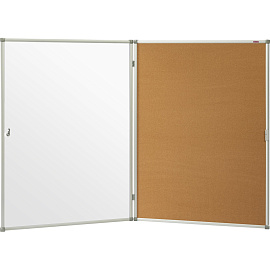 Доска-витрина Attache Window 88x118 см пробковая