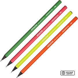 Карандаш чернографитный HB Attache (Attache Selection) Megapolis заточенный круглый