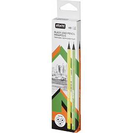 Карандаш чернографитный HB Attache (Attache Selection) Megapolis заточенный круглый