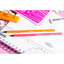 Карандаш чернографитный HB Attache (Attache Selection) Megapolis заточенный круглый