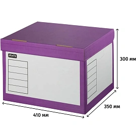 Короб архивный Т24 Attache Selection 410x350x300 мм из гофрокартона