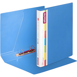 Папка на 2-х кольцах Attache Diagonal 25 мм синяя до 170 листов (пластик 0.5 мм)