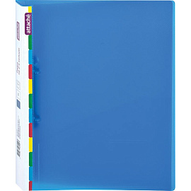 Папка на 2-х кольцах Attache Diagonal 25 мм синяя до 170 листов (пластик 0.5 мм)