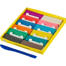 Пластилин классический Гамма Юный художник 12 цветов 168 грамм фото Пластилин классический Гамма Юный художник 12 цветов 168 грамм