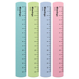 Линейка 15см Berlingo "Sparkle", алюминиевая, ассорти, европодвес фото Линейка 15см Berlingo "Sparkle", алюминиевая, ассорти, европодвес