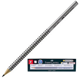 Карандаш чернографитный HB Faber-Castell Grip 2001 заточенный трехгранный фото Карандаш чернографитный HB Faber-Castell Grip 2001 заточенный трехгранный