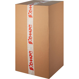 Ведро для мусора с крышкой-вертушкой М-пластика Хапс 15 л пластик серое/чёрное (46x26х25 см)