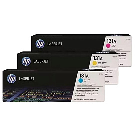 Набор картриджей HP 131A U0SL1AM цветной оригинальный фото Набор картриджей HP 131A U0SL1AM цветной оригинальный